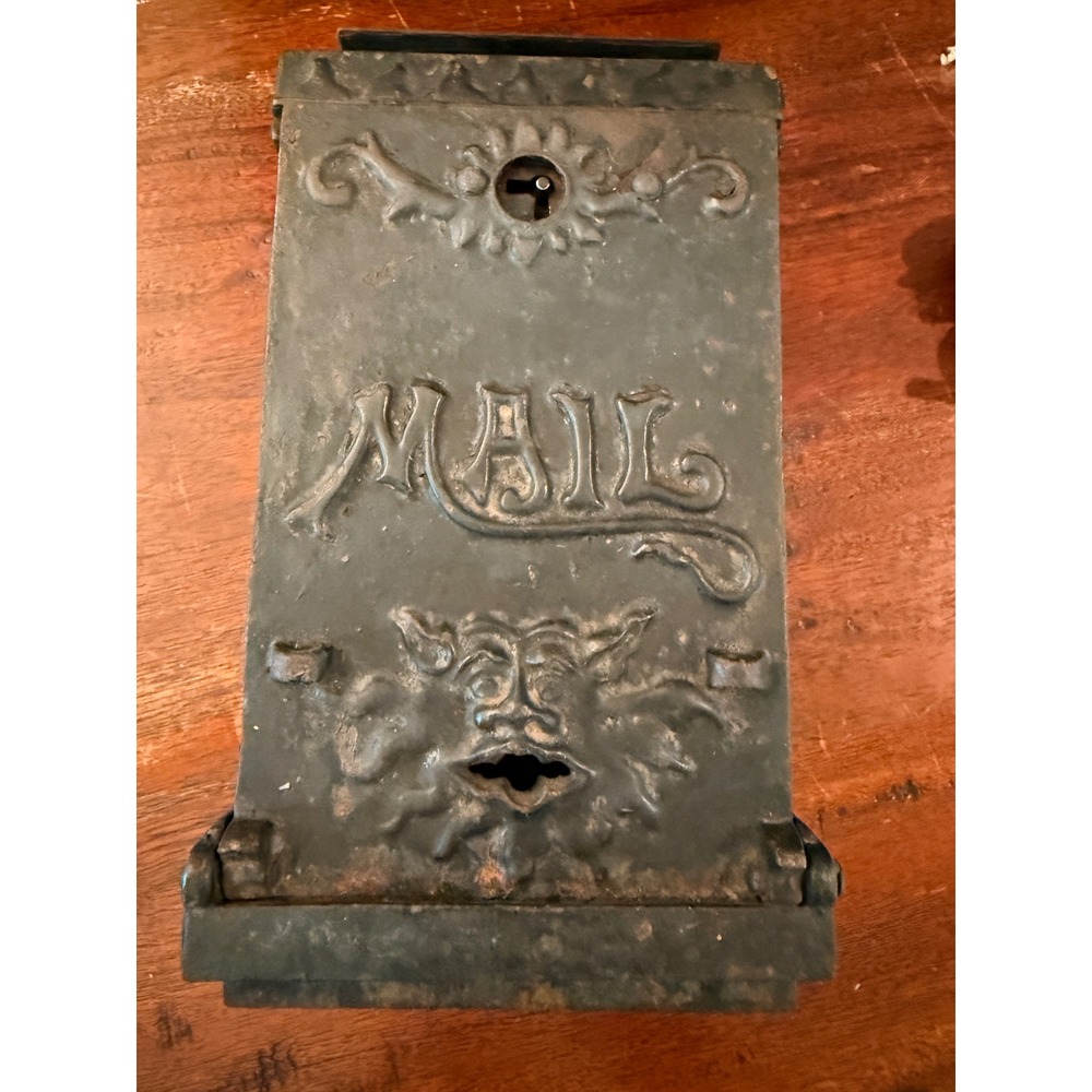 Vintage Bronze Mail Chute Box